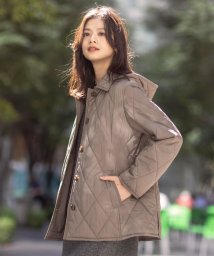 J.PRESS LADIES/【抗菌防臭】コンパクトタフタプレミアム撥水 ショート アウター/505710748