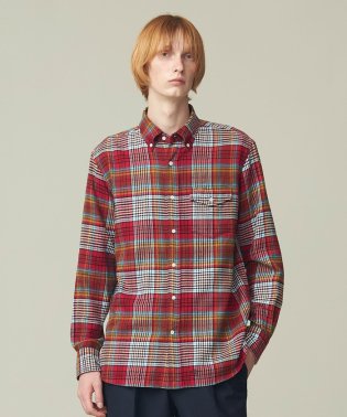 J.PRESS MENS/コットンネル マルチチェックシャツ/B.D/505710753