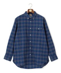 J.PRESS MENS/【KING SIZE】コットンネル タッタソールシャツ/B.D/505710754