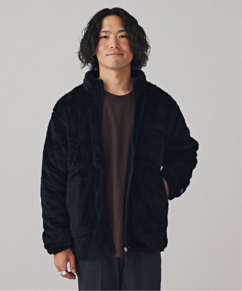 B.C STOCK(ベーセーストック)/【Champion/チャンピオン】sherpa zip jacket/ブラック
