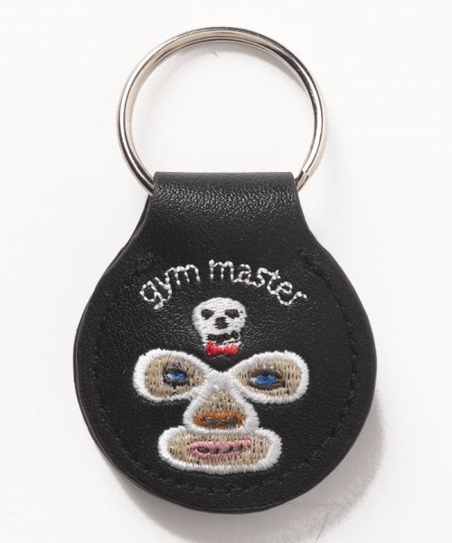 gym master(ジムマスター)/gym master ハッピー刺繍コインケース/ブラック