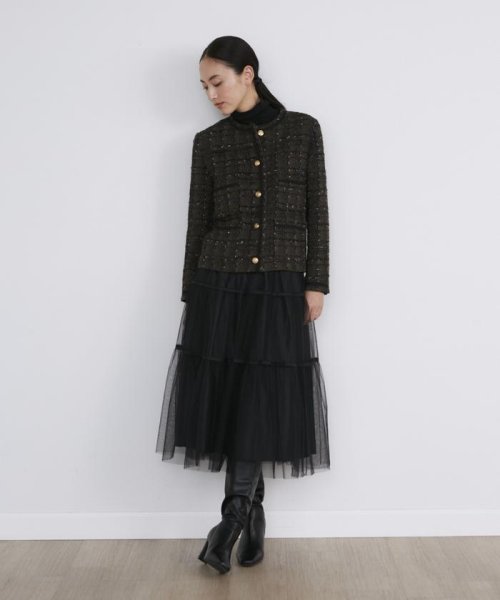 セール】チュールティアードスカート(505709316) | イネド(INED  