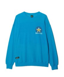 MANASTASH(マナスタッシュ)/MANASTASH/マナスタッシュ/CASCADE SWEATSHIRTS CROSS LOGO/ターコイズ4