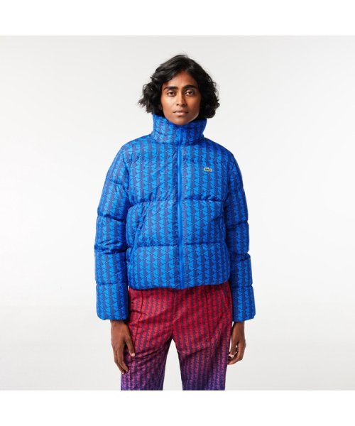 モノグラムプリントダウンジャケット 