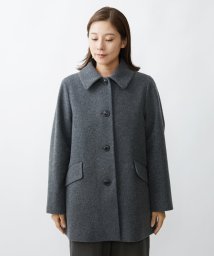 GIANNI LO GIUDICE/パイルモッサステンカラーウールコート/505711500