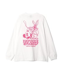 MANASTASH(マナスタッシュ)/MANASTASH/マナスタッシュ/CiTee L/S RABBIT/シティーロングスリーブラビット/ホワイト