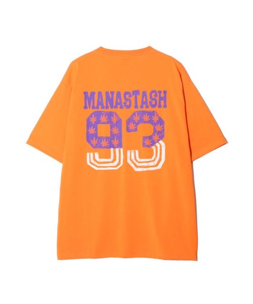 MANASTASH(マナスタッシュ)/MANASTASH/マナスタッシュ/RE:POLY TEE 93/リポリTシャツ93/オレンジ