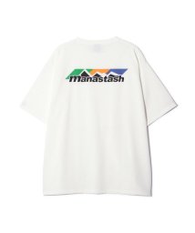 MANASTASH(マナスタッシュ)/MANASTASH/マナスタッシュ/RE:POLY TEE SCHEME LOGO/ホワイト