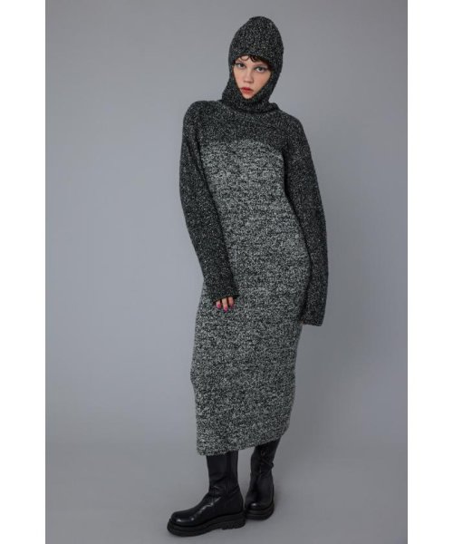 HeRIN.CYE(ヘリンドットサイ)/Balaclava dress/GRY