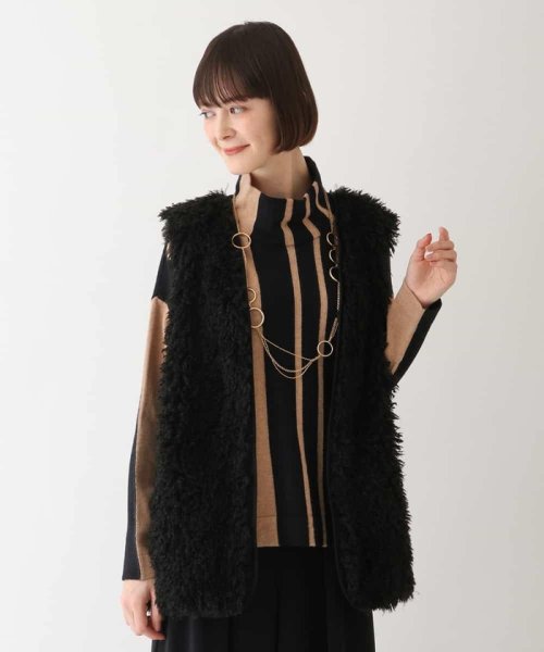 【洗える】エコファーベスト 着用サイズ9号