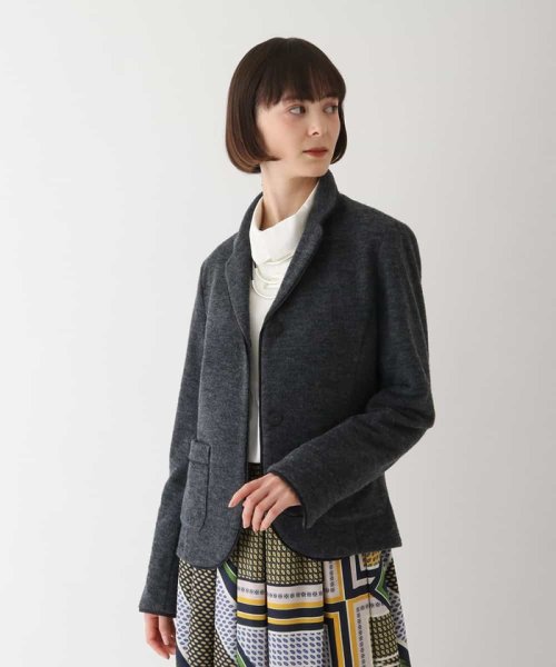 ウールパイルテーラードジャケット 着用サイズ9号