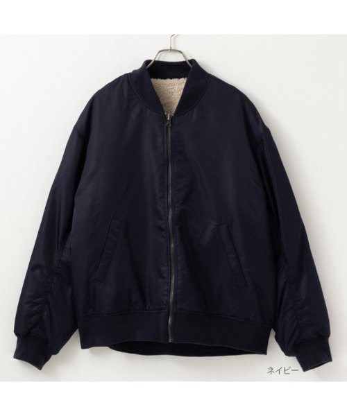 MAC HOUSE(men)(マックハウス（メンズ）)/NAVY ネイビー MA－1タイプリバーシブルジャケット 373158MH/ネイビー