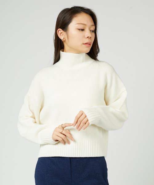 ニットプルオーバー LANA CASH CROPPED TN PO(505348858) | セオリー 