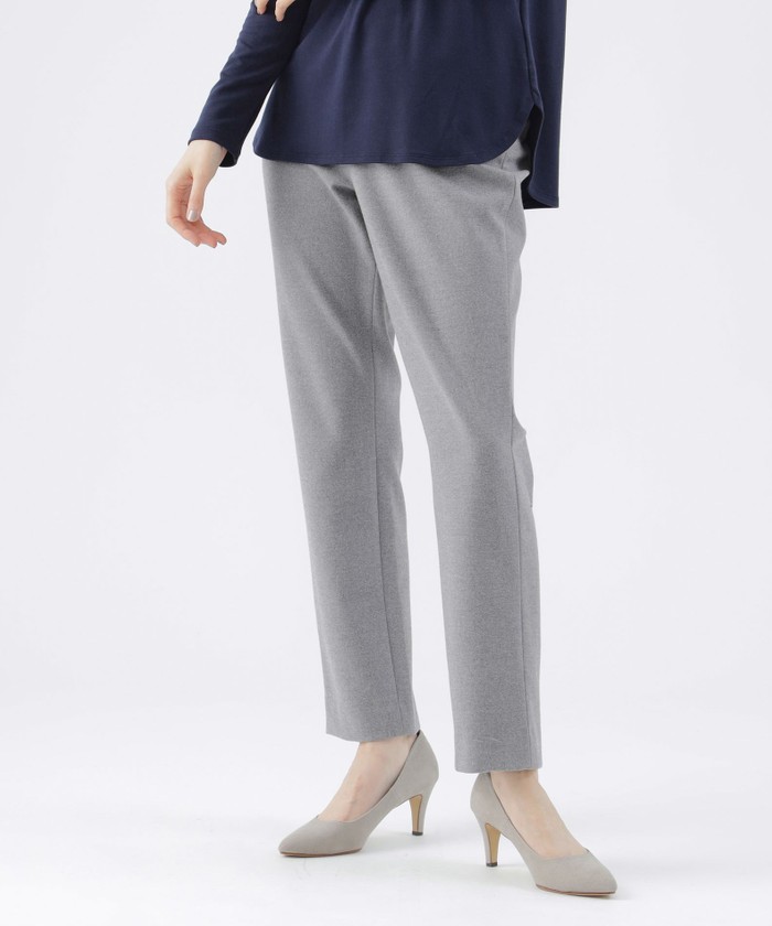 ウォッシャブル】ピーチツイルストレートパンツ(505644520