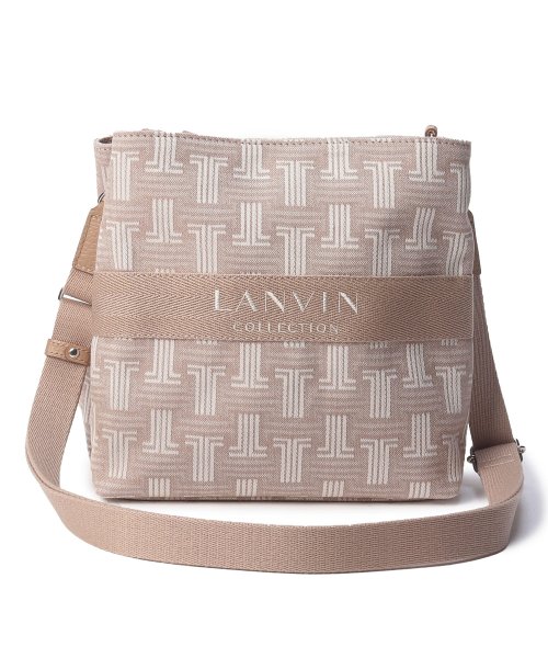 LANVIN COLLECTION(BAG)(ランバンコレクション（バッグ）)/縦型ショルダーバッグ【ジーン】/ベージュ