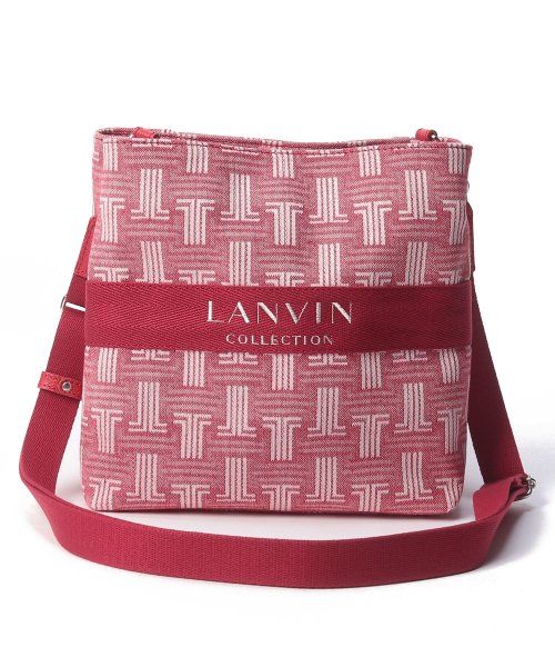 LANVIN COLLECTION(BAG)(ランバンコレクション（バッグ）)/縦型ショルダーバッグ【ジーン】/レッド