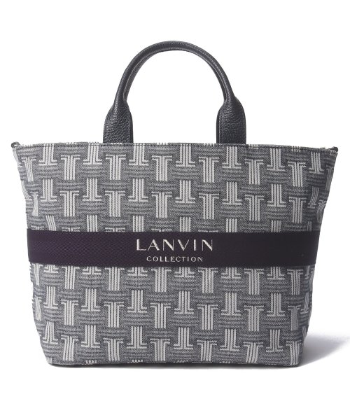 LANVIN COLLECTION(BAG)(ランバンコレクション（バッグ）)/ショルダー付き2WAY手提げバッグ【ジーン】/ネイビー