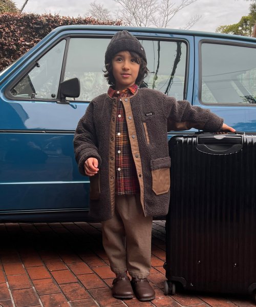 ヒートウォーム シープボア リバーシブルコート 