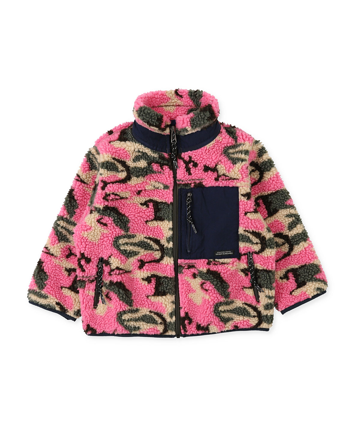 デニムダンガリー DENIM DUNGAREE パターン ボア ジャケット