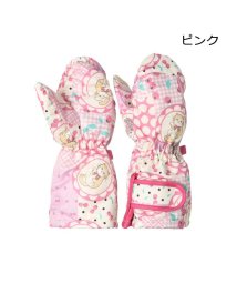 moujonjon(ムージョンジョン)/【子供服】 JollyJury (ジョリージュリー) ねこ柄スノーグローブ・手袋 S，M F61880/ピンク