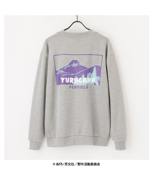 MAC HOUSE(men)(マックハウス（メンズ）)/Penfield ペンフィールド Penfield×ゆるキャン△ 大垣千明 トレーナー 20264038/グレー