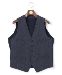 J.PRESS MENS(J．プレス　メンズ)/【LOVAT TWEED】サドルベスト/ネイビー系1