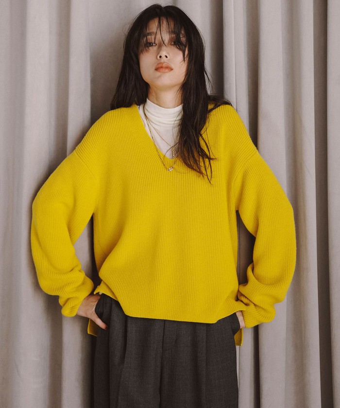イエロー系｜ニット・セーター｜23区 (Lサイズ)(ニジュウサンク L