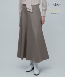 BEIGE，(ベイジ，)/【L－size】CORBY / フレアスカート/TAUPE