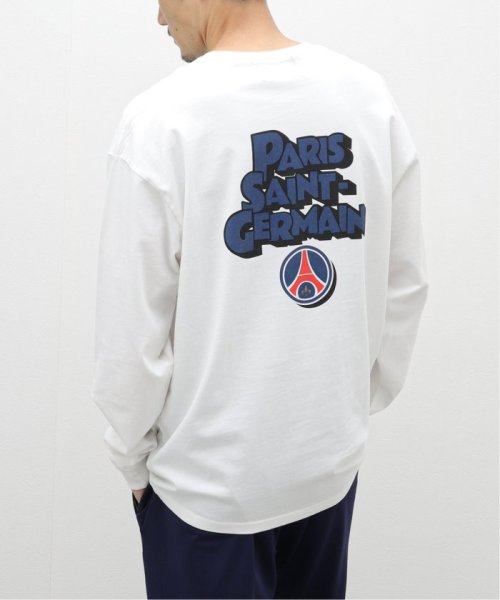 Paris Saint-Germain(Paris SaintGermain)/【Paris Saint－Germain】カートゥーンロゴ プリント ロングスリーブ Tシャツ/ホワイト