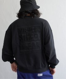 VENCE　EXCHANGE(ヴァンス　エクスチェンジ)/VISION STREET WEAR ビジョンストリートウェア マグロゴ刺繍スウェット/ブラック