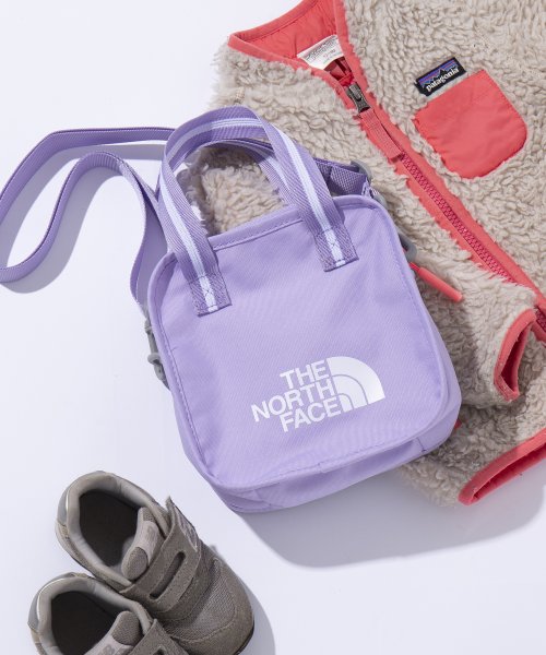 THE NORTH FACE(ザノースフェイス)/【THE NORTH FACE / ザ・ノースフェイス】 SQUARE TOTE NN2PP06 キッズ バッグ プレゼント/パープル