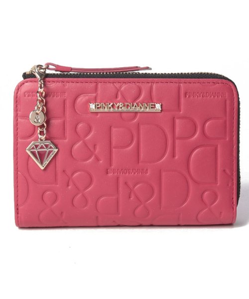 Pinky&Dianne(BAG)(ピンキーアンドダイアン（バッグ＆ウォレット）)/カヌレ　二つ折り財布/フューシャピンク