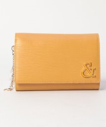 Pinky&Dianne(BAG)(ピンキーアンドダイアン（バッグ＆ウォレット）)/リブレス　二つ折り財布/イエロー