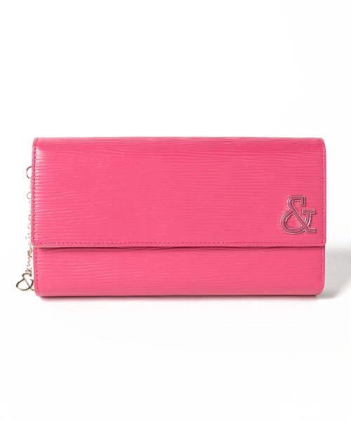 Pinky&Dianne(BAG)(ピンキーアンドダイアン（バッグ＆ウォレット）)/リブレス　長財布/フューシャピンク