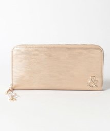 Pinky&Dianne(BAG)(ピンキーアンドダイアン（バッグ＆ウォレット）)/リブレス　ラウンドジップ長財布/ゴールド