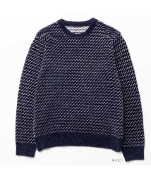 MAC HOUSE(men)/NAVY ネイビー バーズアイモールニット 161465500/505726212