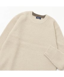 MAC HOUSE(men)/NAVY ネイビー 快適ニット ワッフルクルー メンズ T2－23AW－MC－2/505726216