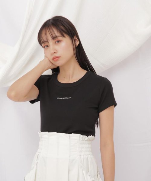 JILL by JILL STUART(ジル バイ ジル スチュアート)/◇JILL byベーシックコンパクトTシャツ/ブラック