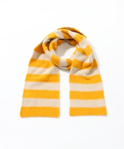 JOURNAL STANDARD(ジャーナルスタンダード)/【JO GORDON / ジョーゴードン】Brushed Stripe Scarf/イエロー