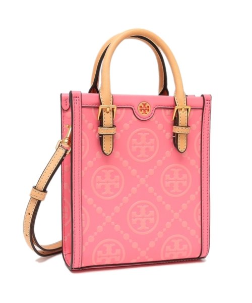 TORY BURCH(トリーバーチ)/トリーバーチ ハンドバッグ ショルダーバッグ モノグラム ピンク ベージュ レディース TORY BURCH 146251 650/その他