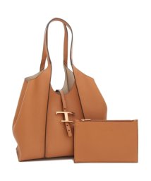 TODS/トッズ トートバッグ Tタイムレス ロゴ Tチャーム ブラウン レディース TODS XBWTSBA0200 Q8E S410/505727848
