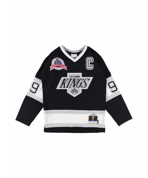 Mitchell & Ness(ミッチェルアンドネス)/ウェイン・グレツキー キングス ロード ブルーラインジャージ 1992－93 LOS ANGELES KINGS NHL DARK JERSEY WAYNE G/BLACK