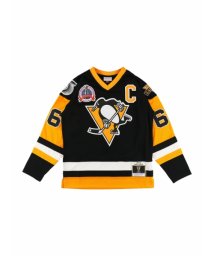 Mitchell & Ness/マリオ・ルミュー ペンギンズ ロード ブルーラインジャージ 1991－92 NHL DARK JERSEY PENGUINS MARIO LEMIEUX/505727859