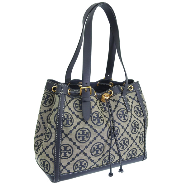 セール】TORY BURCH トリーバーチ T MONOGRAM JACQUARD SMALL TOTE