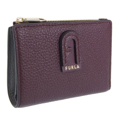 FURLA(フルラ)/FURLA フルラ DAFNE S ダフネ 二つ折り 財布 Sサイズ レザー/パープル