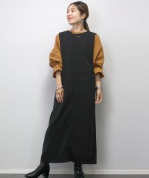 Aletta vita/エステルツイル2WAYサロペットワンピース/505728316