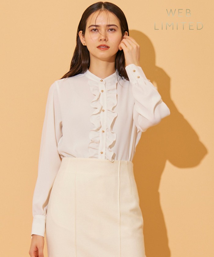 WEB限定】STOW / フリルブラウス(505728506)|阪急百貨店公式 WEB限定】STOW / フリルブラウス(505728506)|阪急百貨店公式