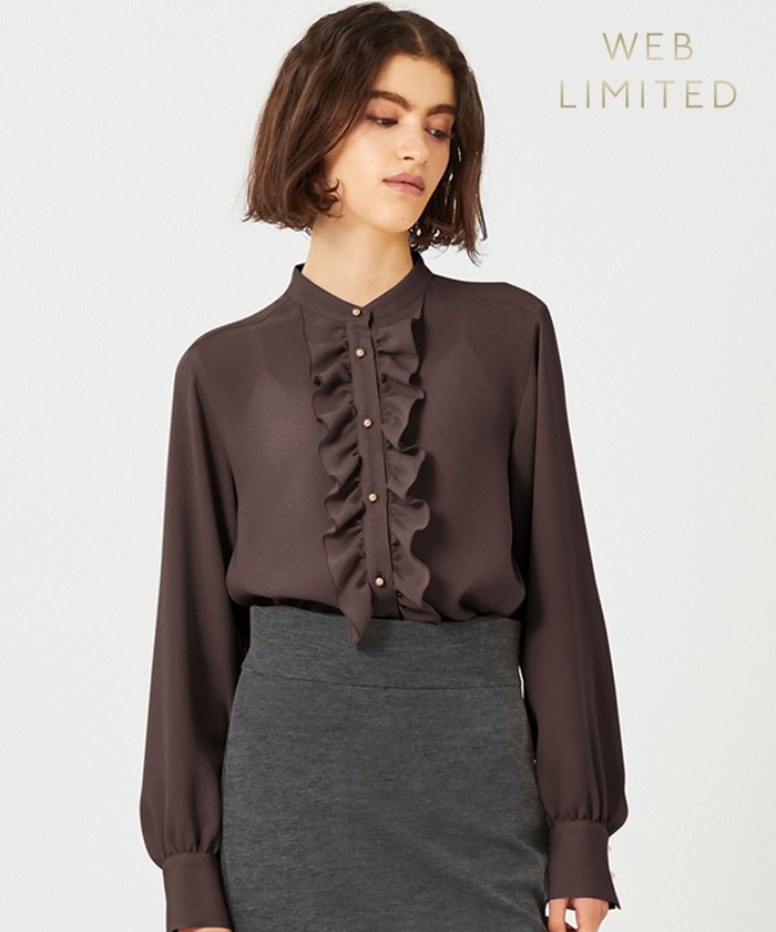 WEB限定】STOW / フリルブラウス(505728506)|阪急百貨店公式 WEB限定】STOW / フリルブラウス(505728506)|阪急百貨店公式