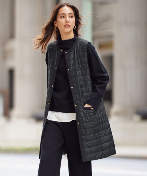 【洗える】ライトダウン ジレ アウター ダウン・中綿 D1383326894(10505円)