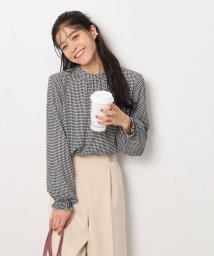 SHOO・LA・RUE　DRESKIP(シューラルー／ドレスキップ)/あったか裏地 ハイネックブラウス【SHOO WARM】/ブラック（119）